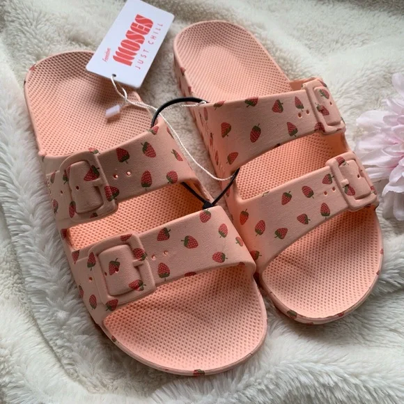 Freedom Moses Tuti Baby Strawberry Slide Sandals - Picture 2 of 14